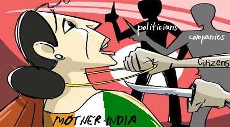 Rape of India by Politicians, Companies, Citizens